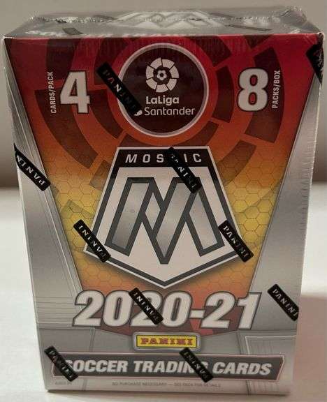 2020-21 Panini Mosaic LaLiga Soccer Trading Cards Blaster Box – Sealed – 8 Packs