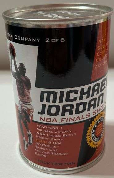 1998 Michael Jordan NBA Finals Shots Collector Can (2 of 6) – Upper Deck – Sealed