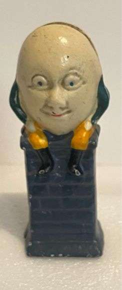 Cast Iron Humpty Dumpty Coin Bank
