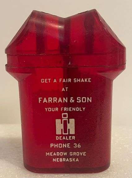 Farran & Son - International Harvester Dealer - Meadow Grove, Nebraska - Salt & Pepper Shaker