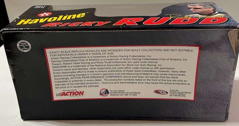 Ricky Rudd #28 Havoline 1:24 Die-Cast Stock Car – Action Racing Collectables – NIB