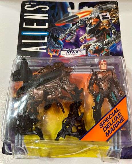 “1992 Kenner ALIENS Space Marine ATAX Action Figure – MOC Vintage Special Deluxe Marine”