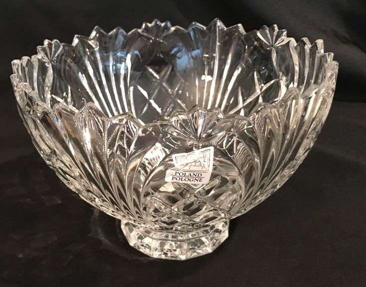 Poland Crystal Serving Bowl