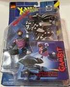 “1997 Toy Biz X-Men Robot Fighters GAMBIT Action Figure – MOC w/ Attack Robot Drone”