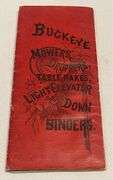 1887 - Buckeye Folding Binder - Aultman Miller & Co. - Pocket Ledger - North Bend, Nebraska