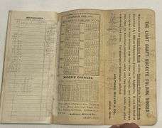 1887 - Buckeye Folding Binder - Aultman Miller & Co. - Pocket Ledger - North Bend, Nebraska