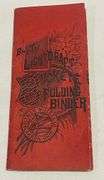 1887 - Buckeye Folding Binder - Aultman Miller & Co. - Pocket Ledger - North Bend, Nebraska
