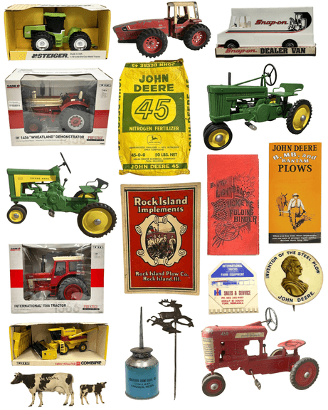 FARM TOYS & FARM COLLECTIBLES & FARM ADVERTISING AUCTION - JORGENSEN ESTATE & OTHERS