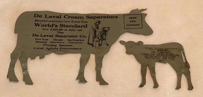 De Laval Cream Separators - Holstein Cow Calf Pair Advertising