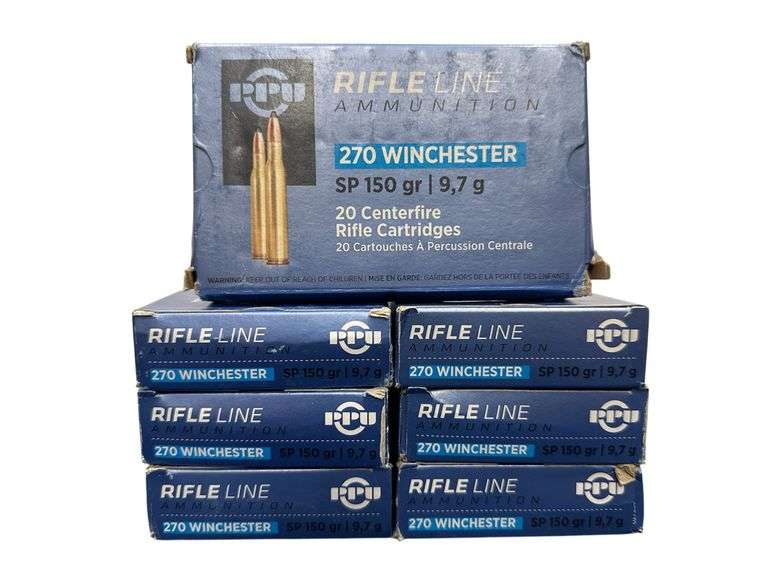 (7x) PPU Rifle Line .270 Win