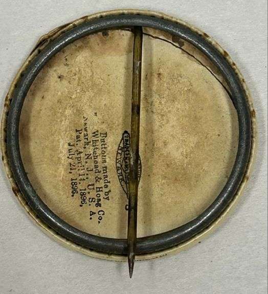 John Deere "Inventor of the Steel Plow" Pin Back Button