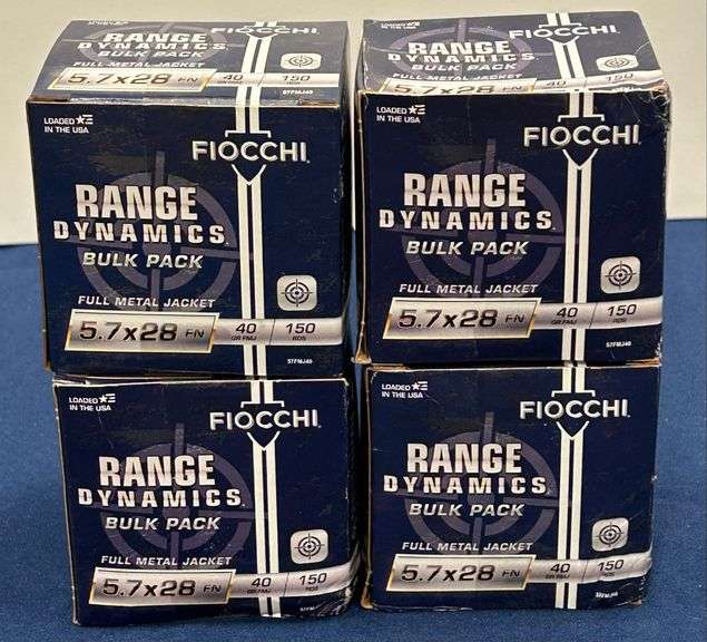 (4x) Fiocchi Range Dynamics Bulk Pack 5.7x28mm