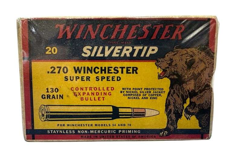 Winchester Silvertip .270 Winchester Super Speed