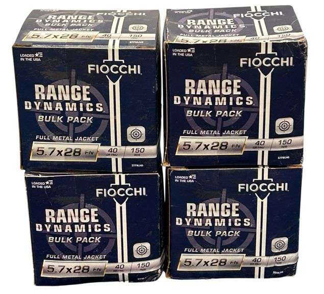(4x) Fiocchi Range Dynamics Bulk Pack 5.7x28mm