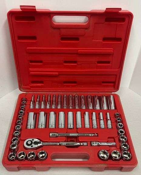 Great Neck 3/8” Drive General Service Socket Set - Standard and Metric
