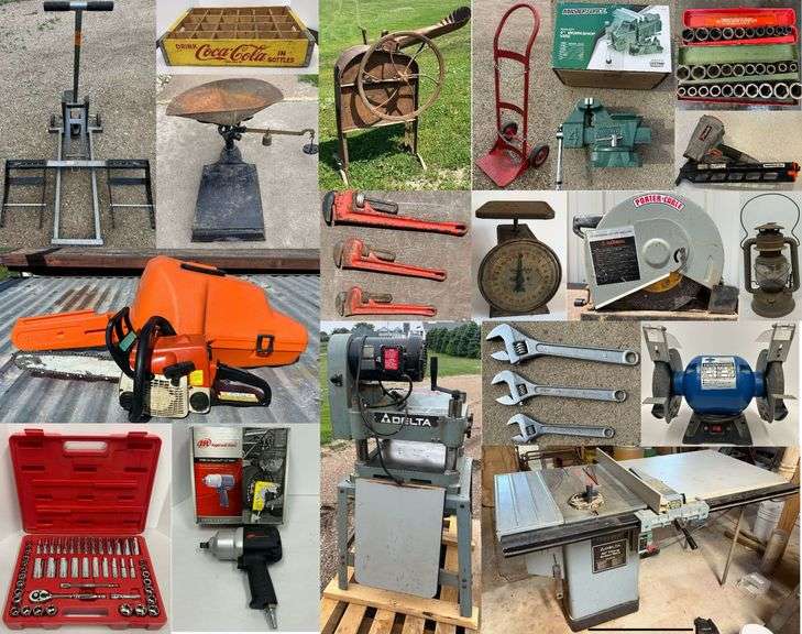Tools, Antiques, and More Online Only Auction