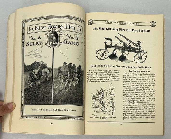 Early "Rock Island Implements - Rock Island Plow Co" Sales Catalog - No. 42