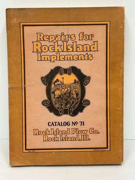 1926 "Repairs for Rock Island Implements - Rock Island Plow Co." - Catalog No. 71