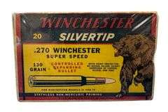Winchester Silvertip .270 Winchester Super Speed