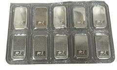 (10x) 1 Oz Silver Bars