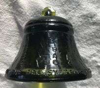 1983 “BELL TELEPHONE SYSTEM” BREAK UP GLASS BELL PAPER WEIGHT