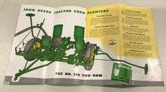 John Deere 2 & 4 Row Tractor Corn Planters - Pocket Brochures