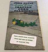John Deere 2 & 4 Row Tractor Corn Planters - Pocket Brochures