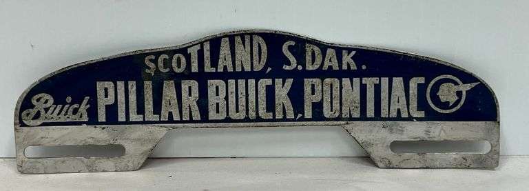 Pillar Buick Pontiac - Scotland, South Dakota - License Plate Topper