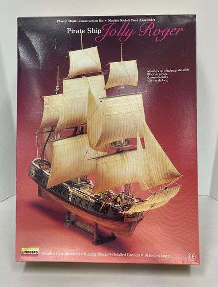 Jolly Roger Pirate Ship Model Kit
