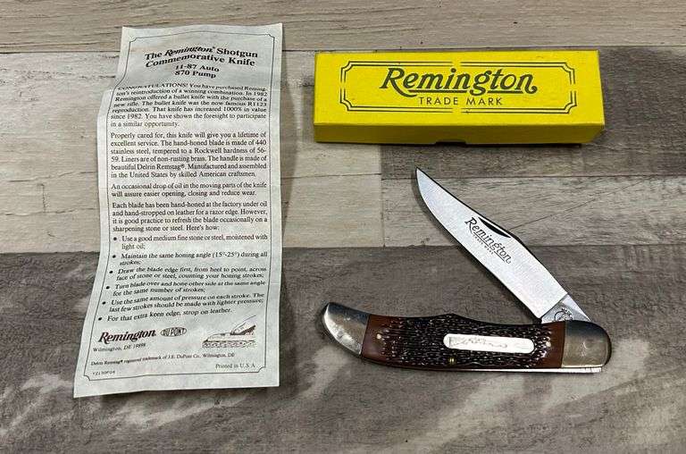 The Remington Shotgun Commemorative Knife