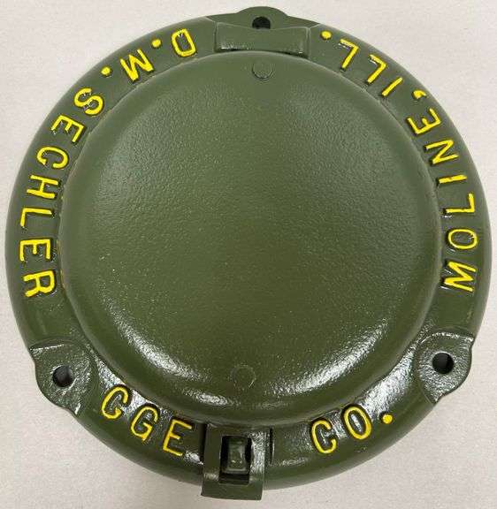 D. M. Sechler - Moline, Ill. - Cast Iron Planter Lid