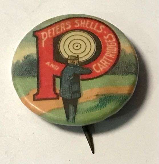 Peters Shells & Cartridges - Advertising Pin Back Badge