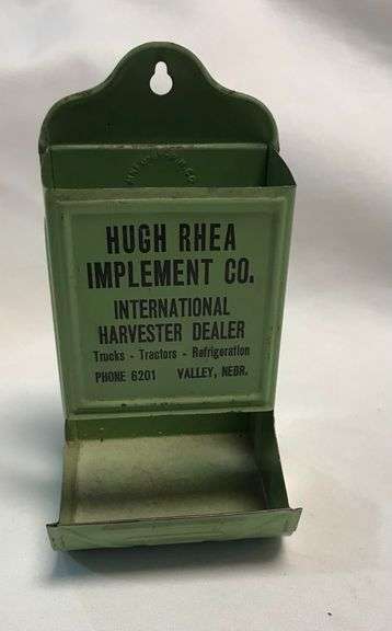 Hugh Rhea Implement Co. - Valley, Nebraska - International Harvester Match Holder