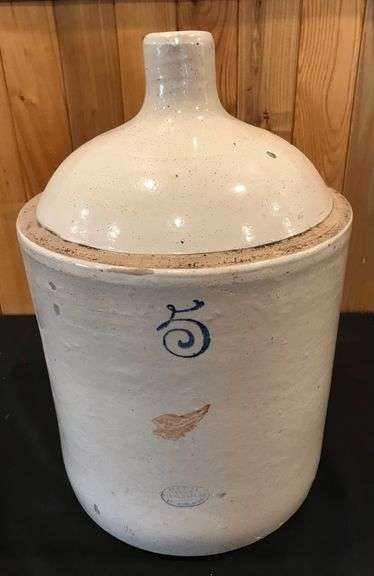 Redwing 5 Gallon Stoneware Jug - Small Wing