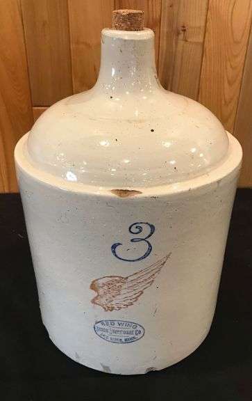 Redwing 3 Gallon Stoneware Jug