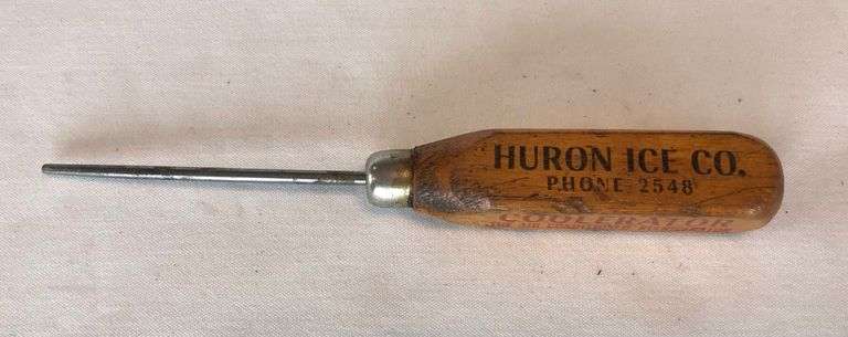 Huron Ice Co. Advertising Ice Pick