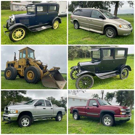 LEON MAY ESTATE  - ANTIQUE VEHICLES, VEHICLES & ACERAGE EQUIPMENT AUCTION