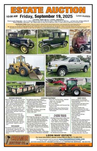 AUCTION FLYER