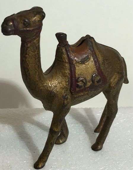 Cast Iron Camel Coin Bank