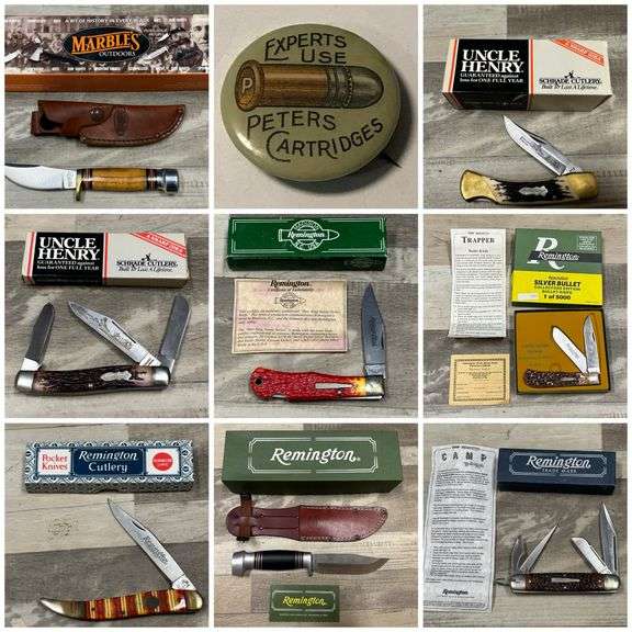 POCKET KNIVES & SPORTING COLLECTIBLES - FEATURING THE KNUDSEN ESTATE COLLECTION 
