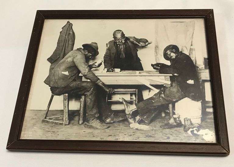 Black Americana “Card Game Picture”