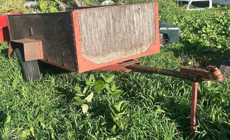 Small Bumper Hitch Single Axle - Homemade Trailer