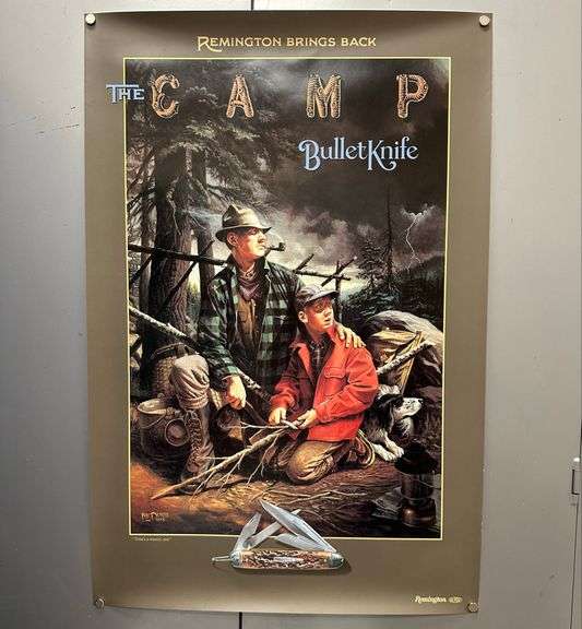 Remington - Camp Bullet Knife - Poster