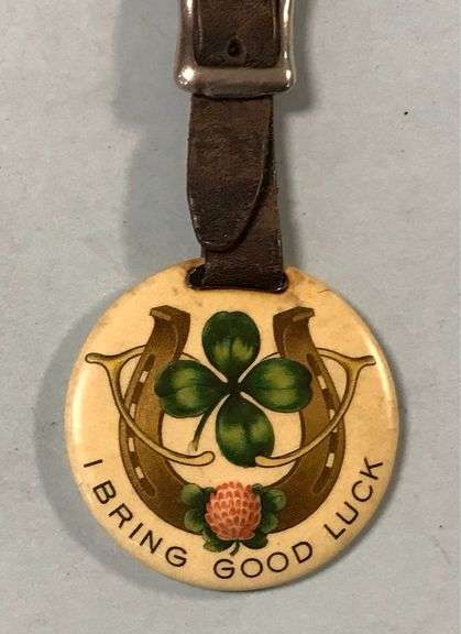 Carthage, So. Dak. - Farmers Elevator Co. - Good Luck Watch Fob