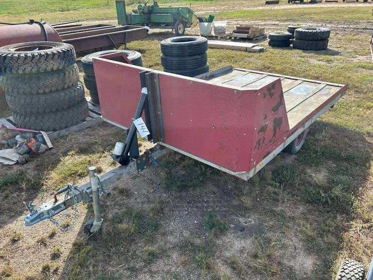 Tilt Bed Utility Trailer