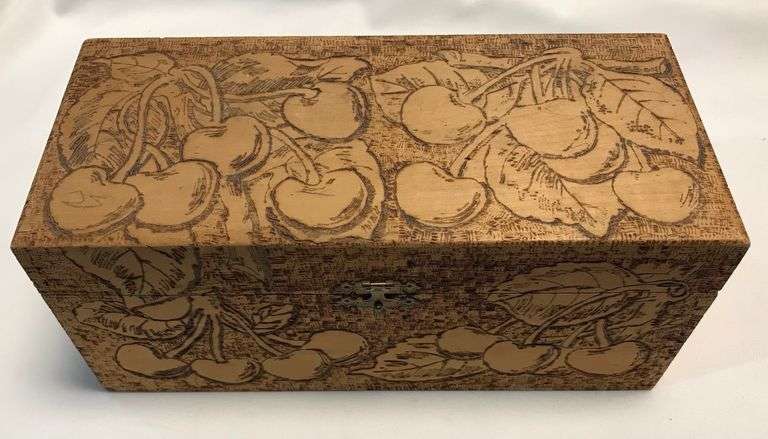 Small Wooden Trinket Trunk