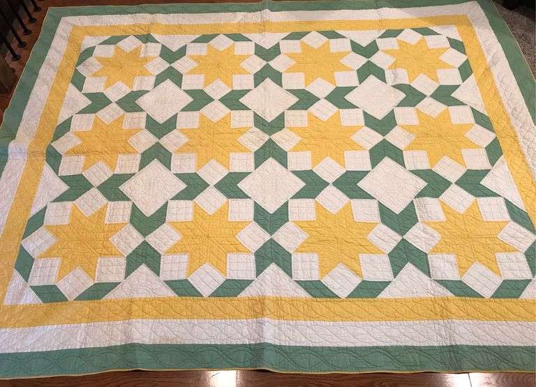 Green & Yellow Quilt