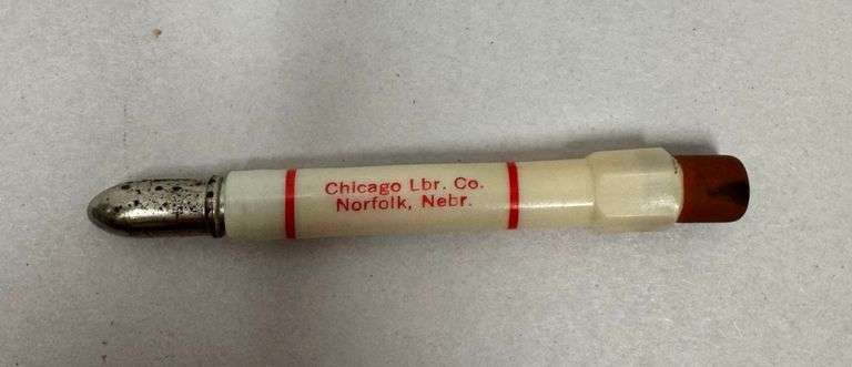 Early John Deere "Chicago Lumber - Norfolk, NE" Bullet Pencil