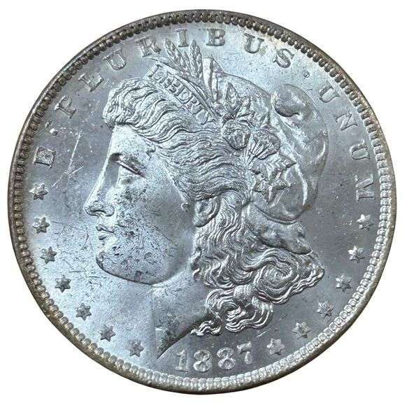 1887 Morgan Silver Dollar