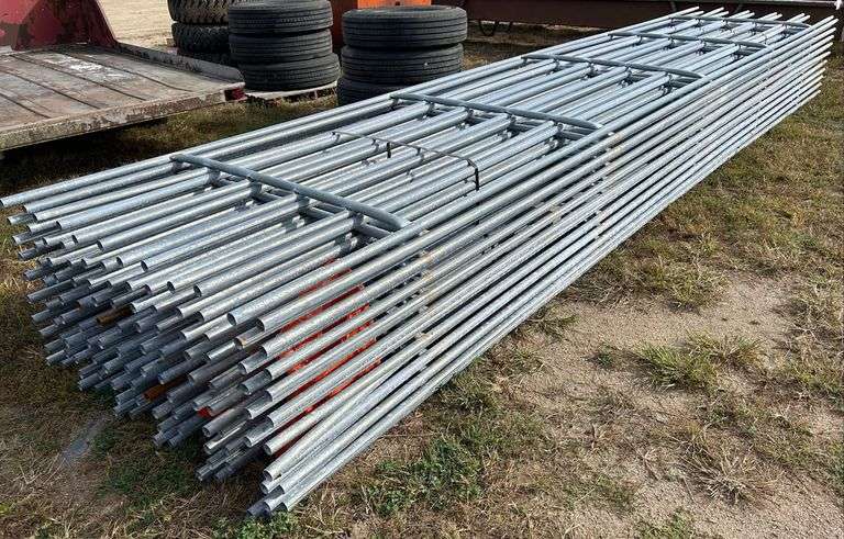 (20x) 20ft 6 Bar Continuous Fence